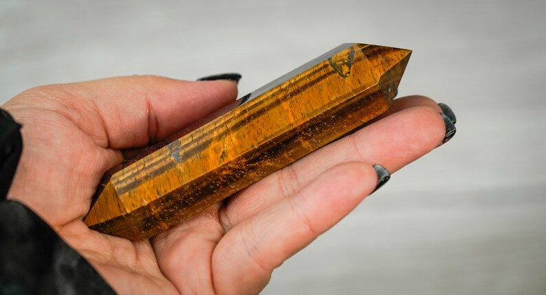 Tigers Eye Double Terminated