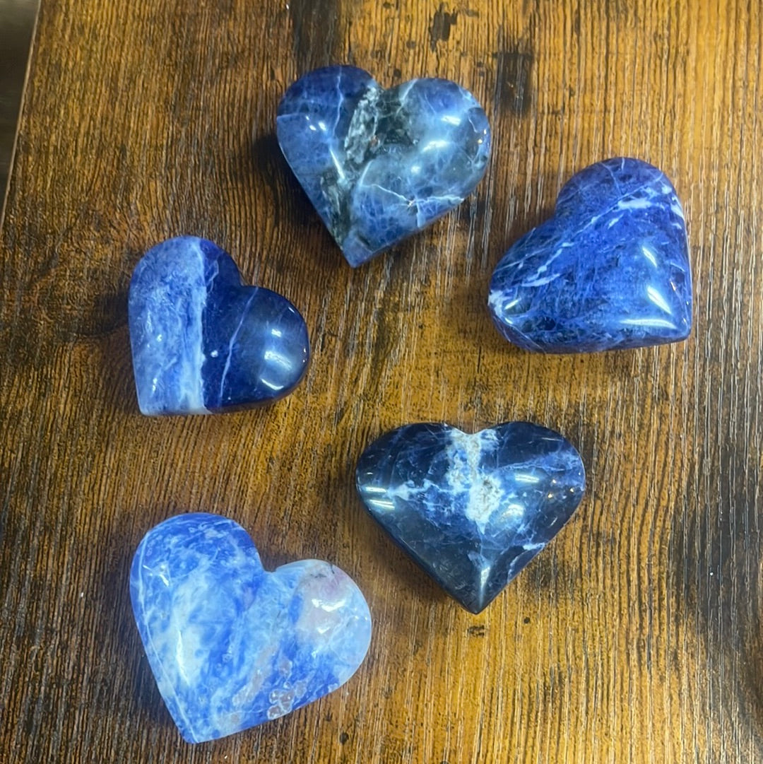 Sodalite Small Hearts