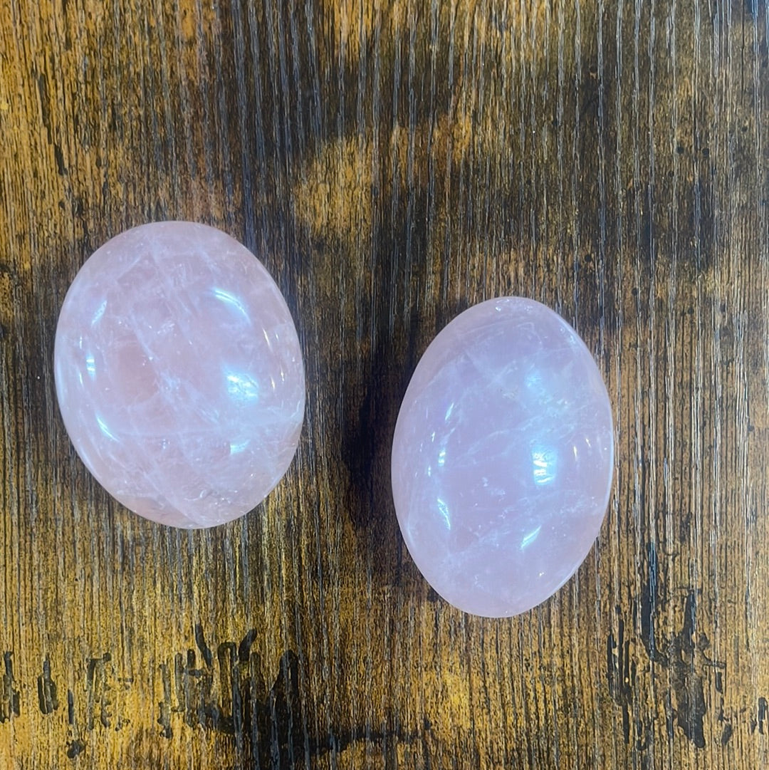 Rose Quartz Palm Large