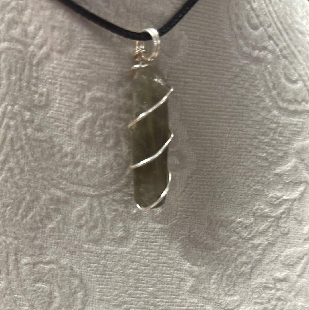 Wire Wrapped Smokey Quartz Point