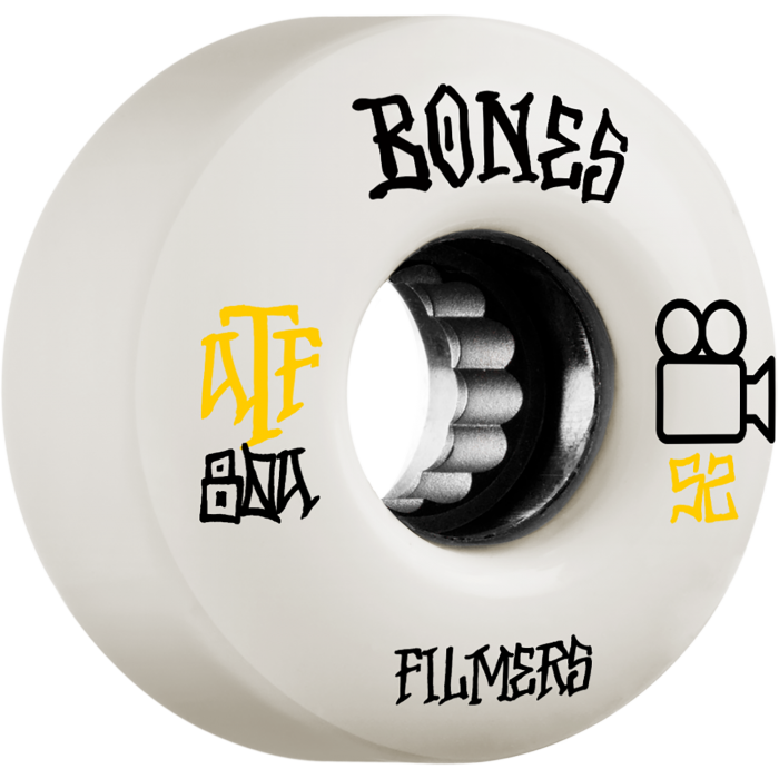 BONES ATF FILMERS 52mm 80a WHITE