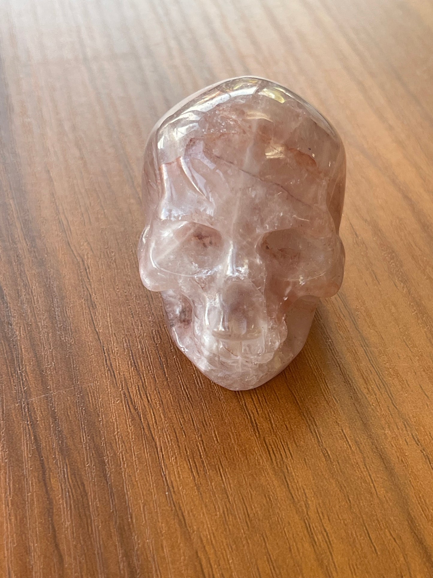 Hematoid Quartz Skull