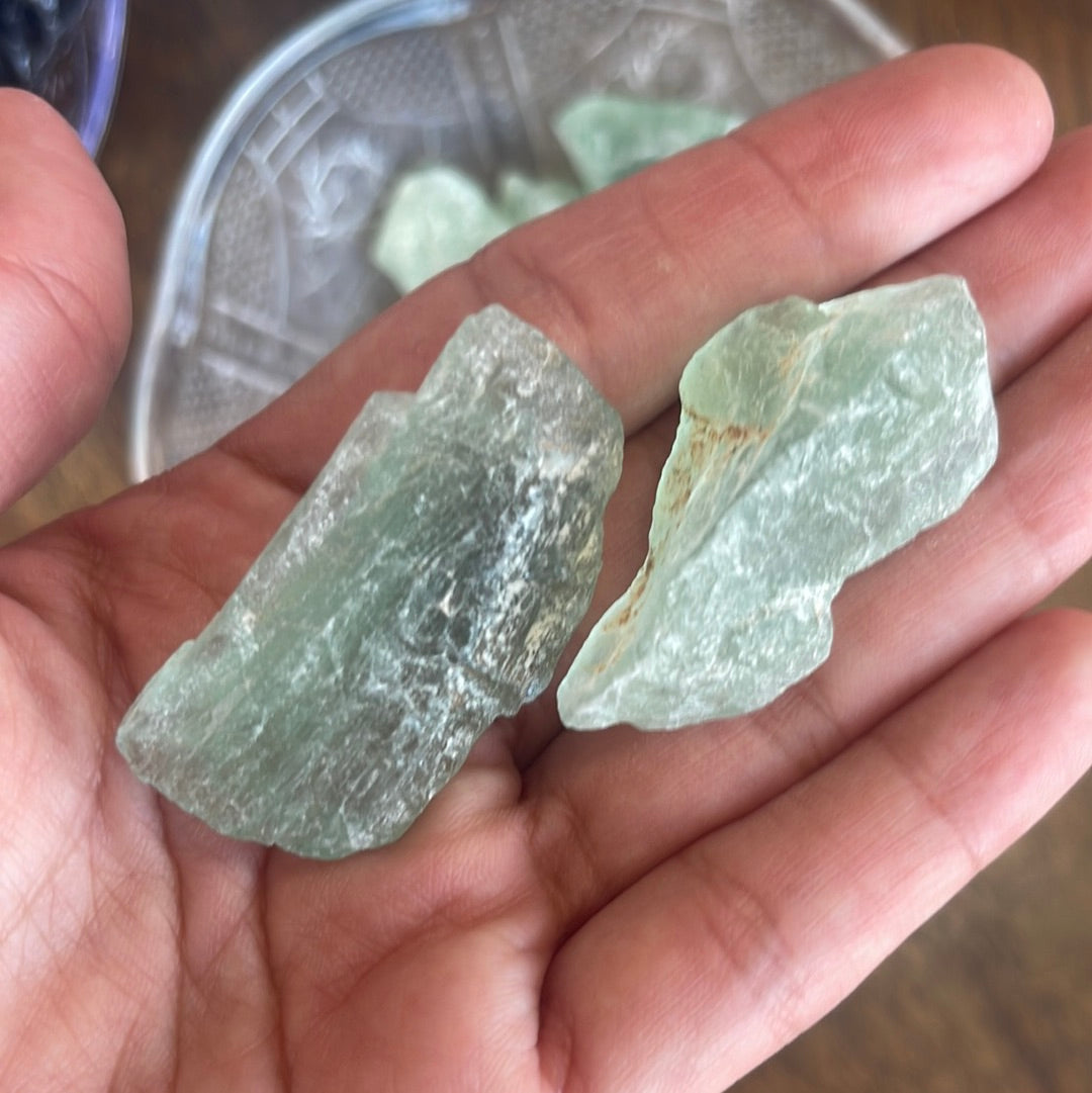 Green Fluorite Raw