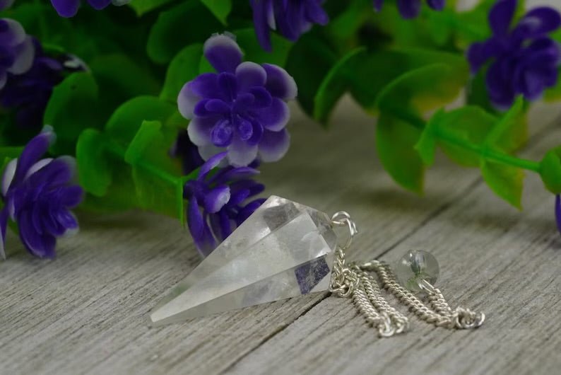 Clear quartz Pendulum