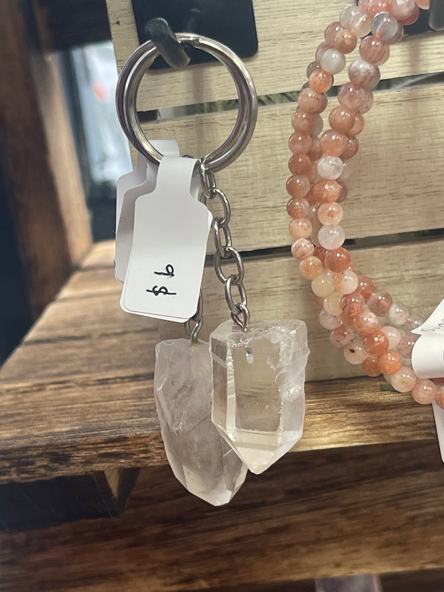 Clear Quartz Keychain @PerEternity