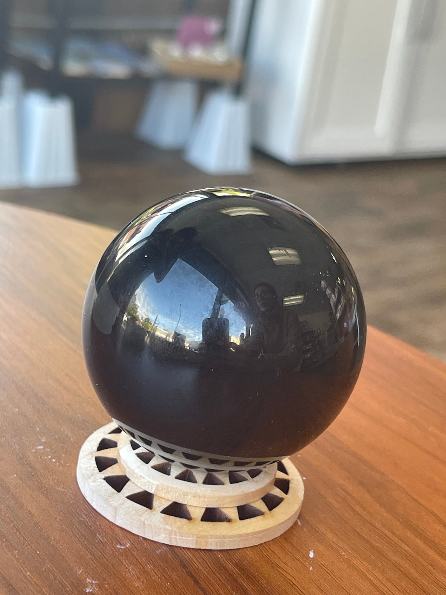 Black Obsidian Sphere