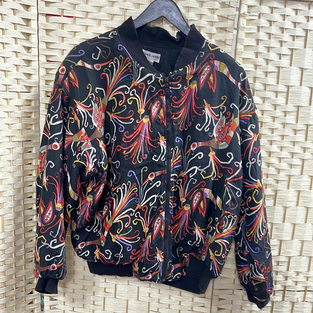 Carol Horn Silk Printed jacket @anchorbabyvintage