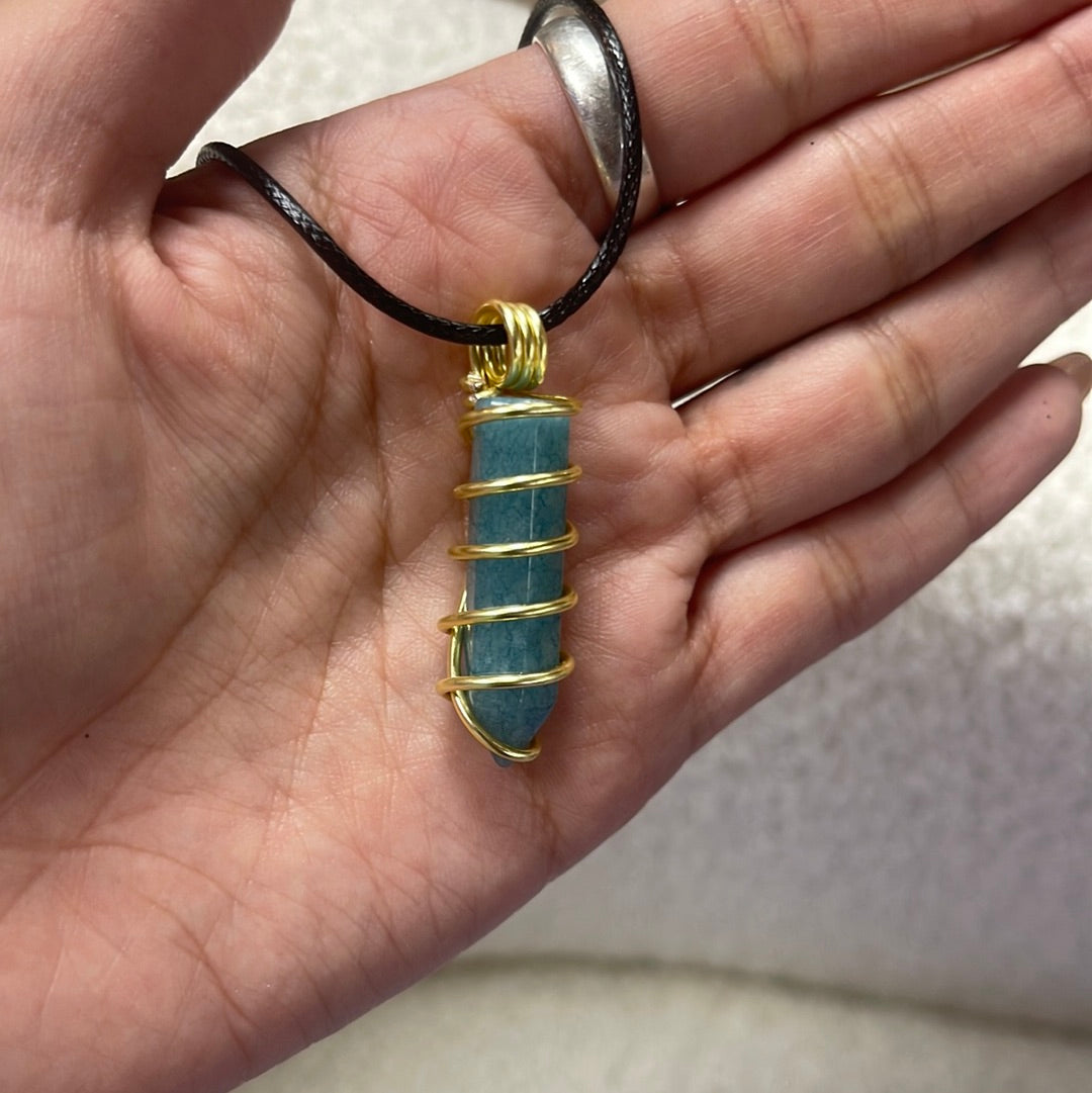 Wire Wrapped Amazonite
