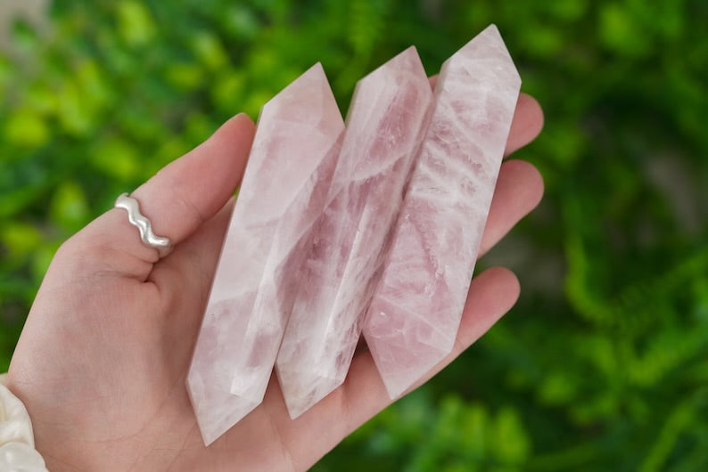 Rose Quartz Double Terminated