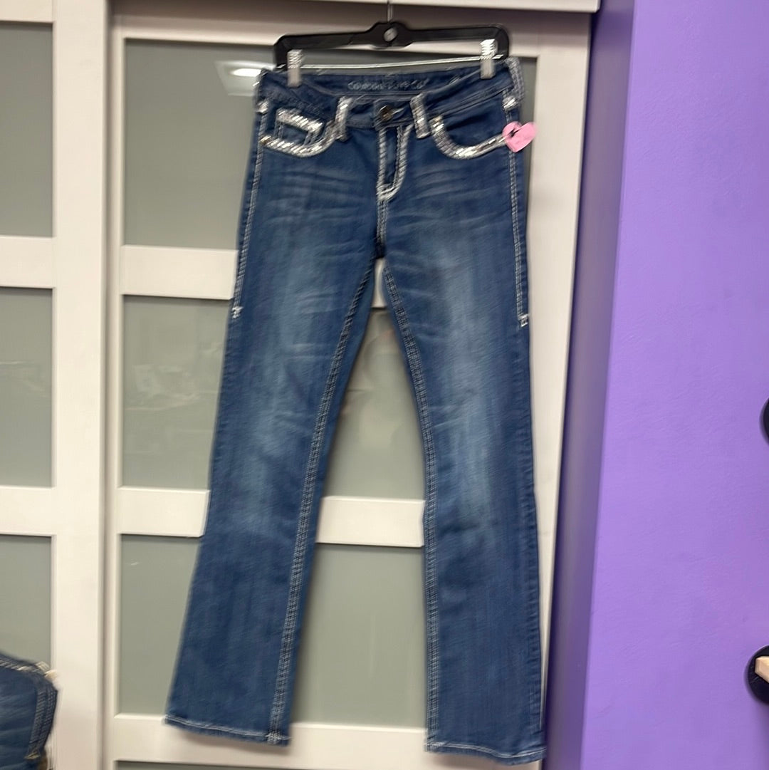 silver boot cut Bottom @anchorbabyvintage