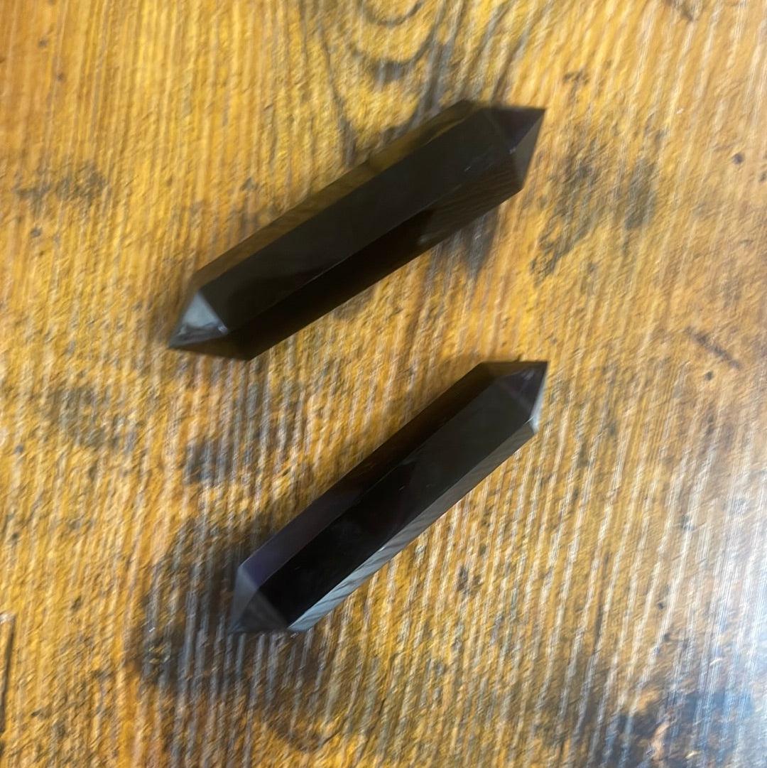 Black Obsidian Double Terminated