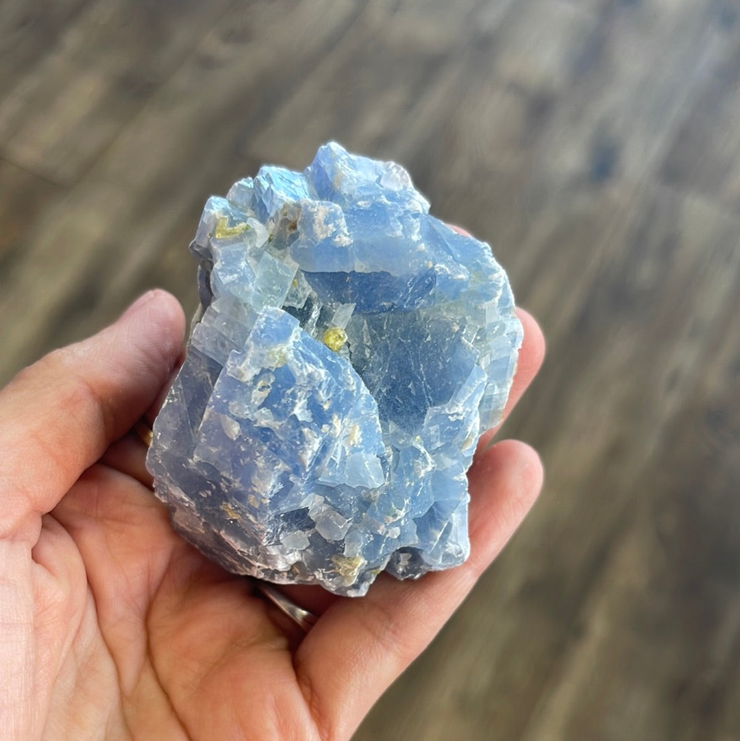 Rough Blue Calcite 1 lb