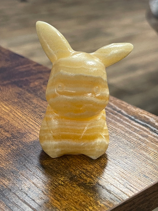Yellow Calcite Pikachu
