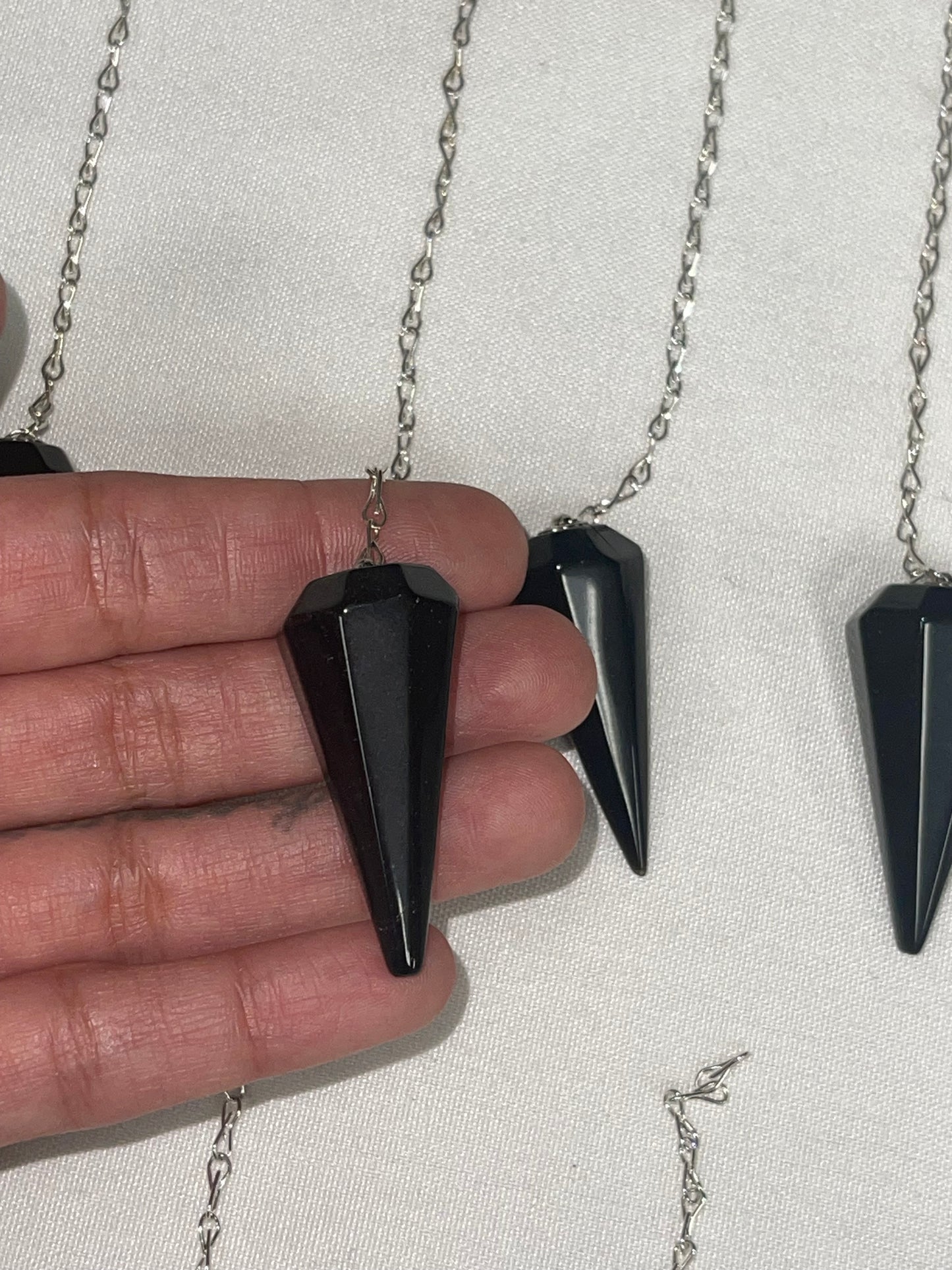 Black Obsidian Pendulum