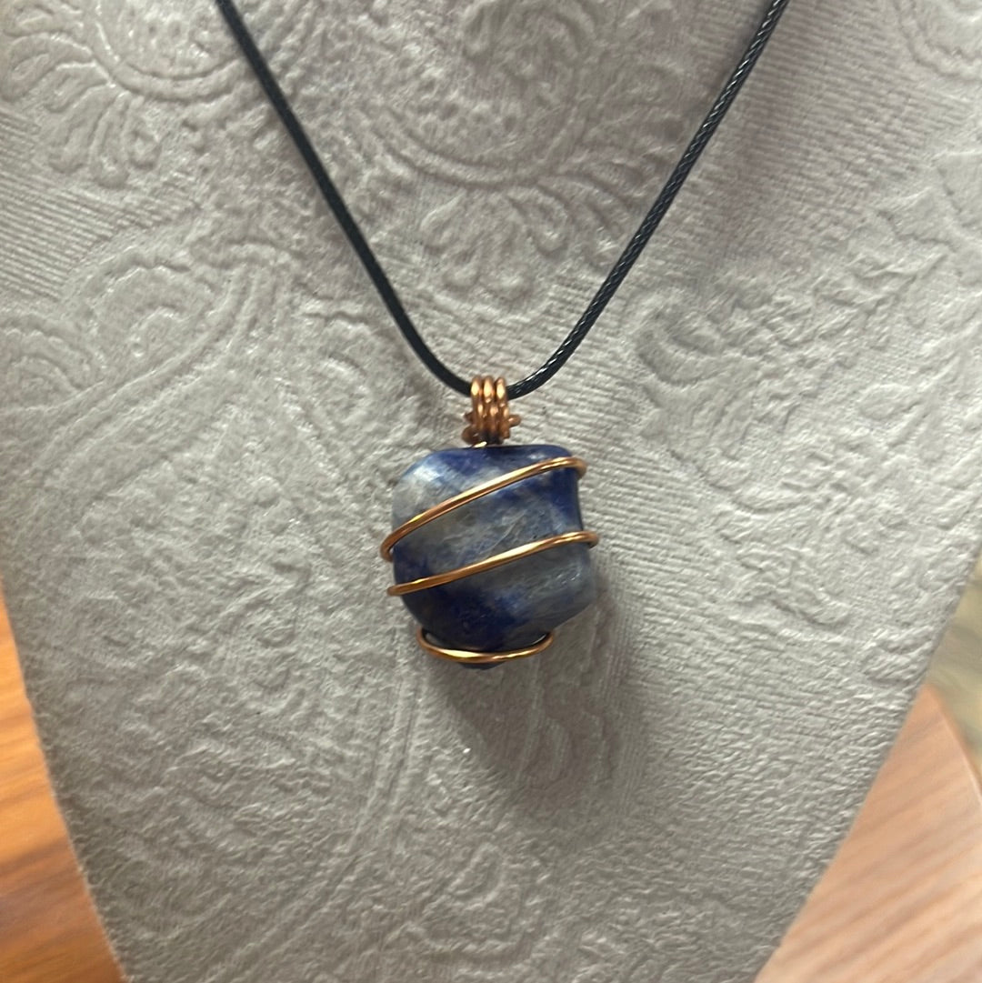 Wire Wrapped Sodalite