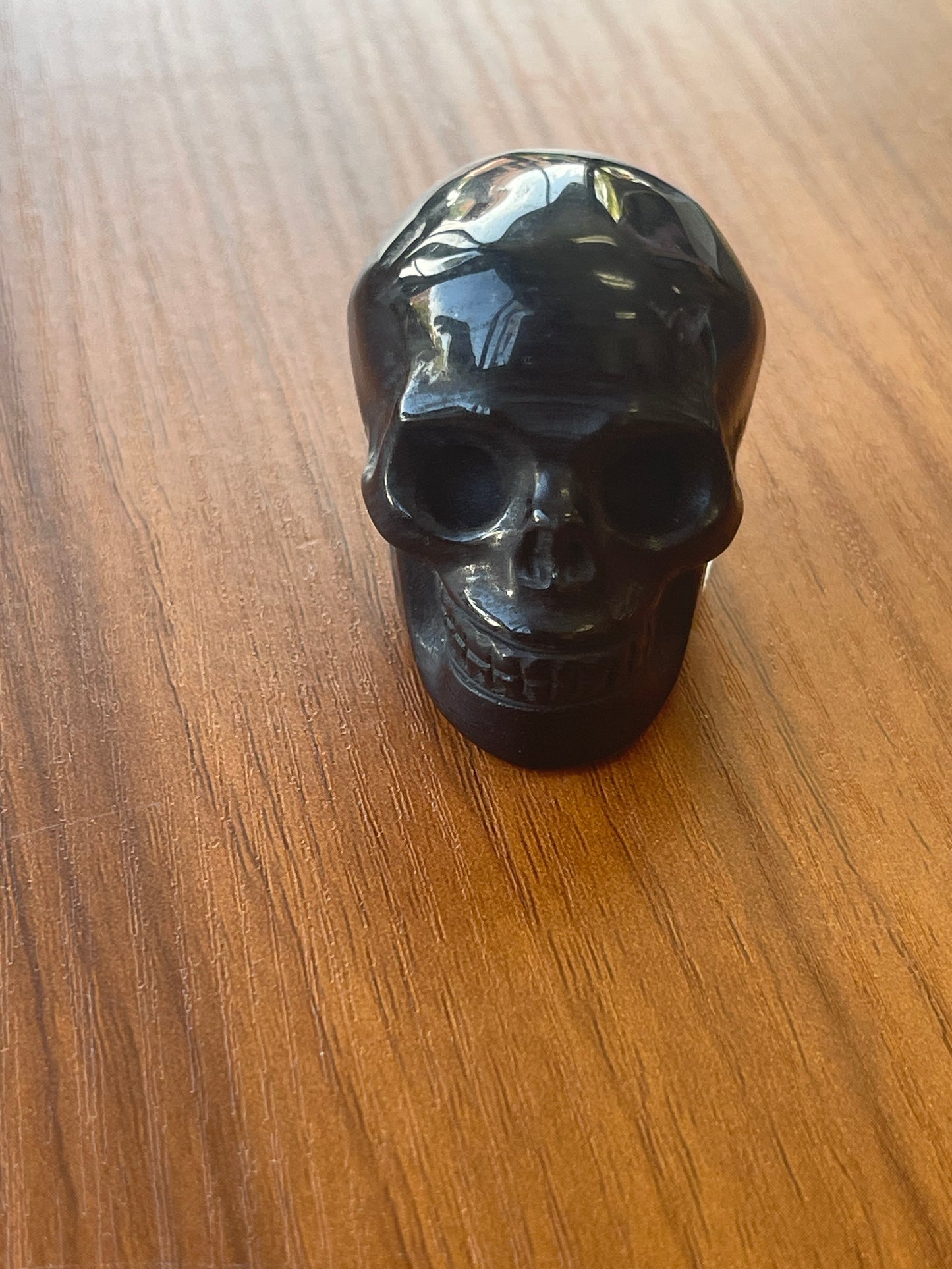Black Obsidian Skull