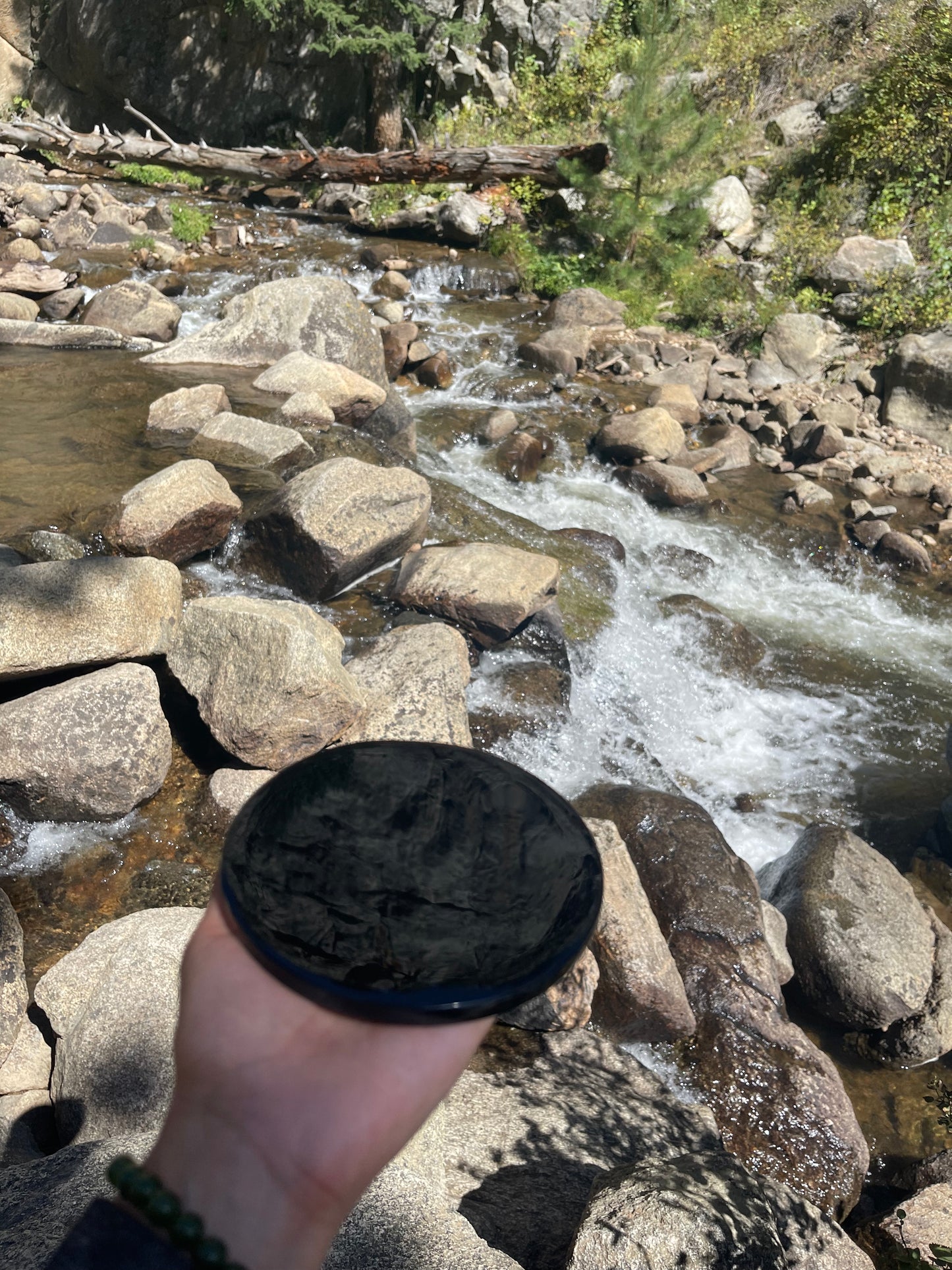 Black Obsidian Plate