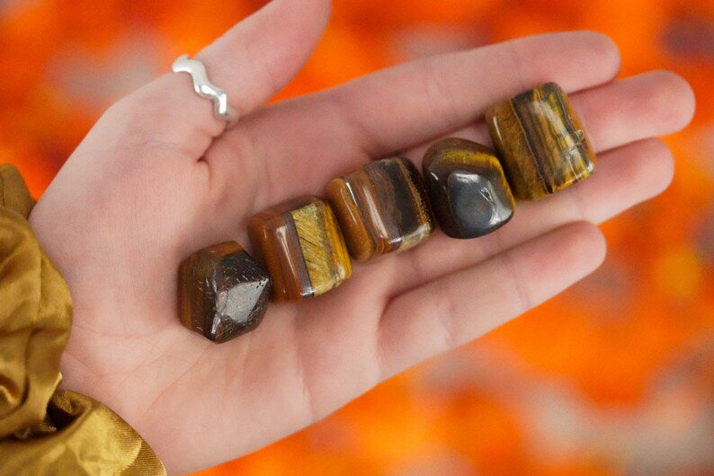 Tumbled Tigers Eye 1 lb