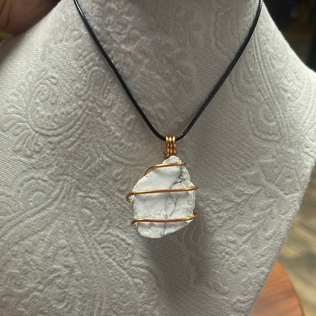Wire Wrapped Howlite