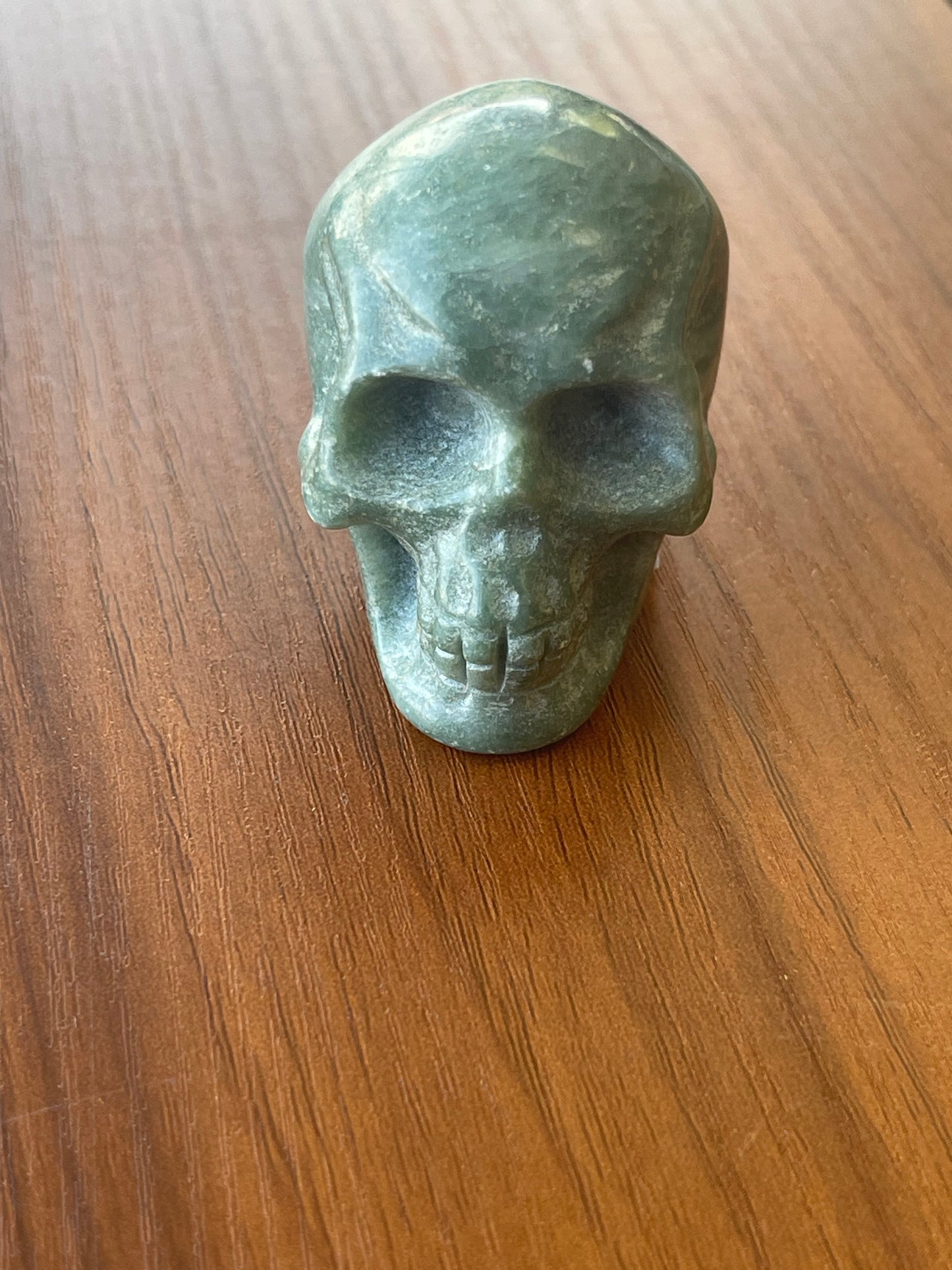 Green Aventurine Skull