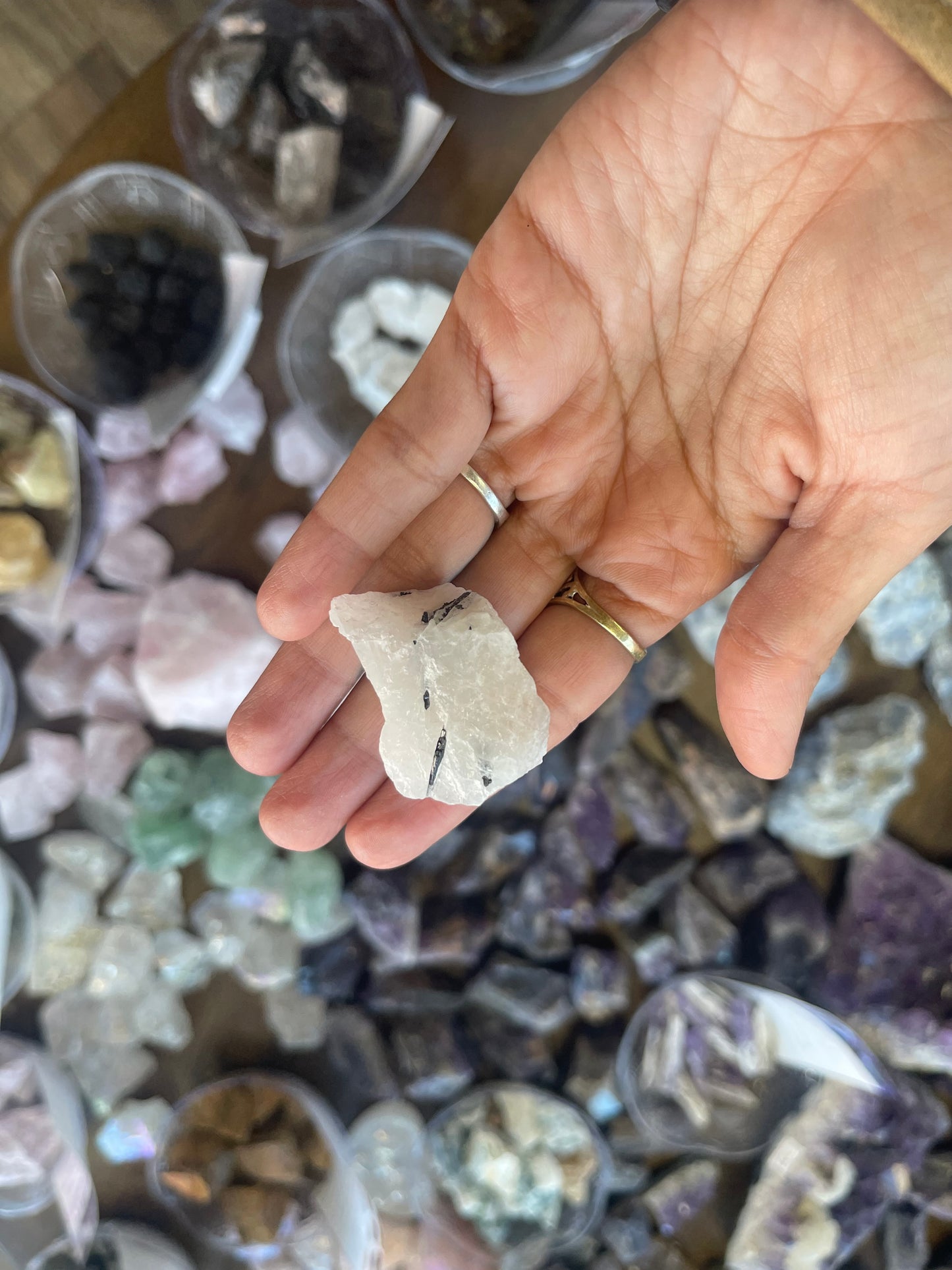 Rough Tourmaline Quartz 1 lb