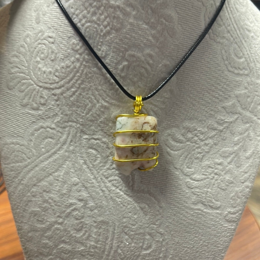 Wire Wrapped Tree Agate
