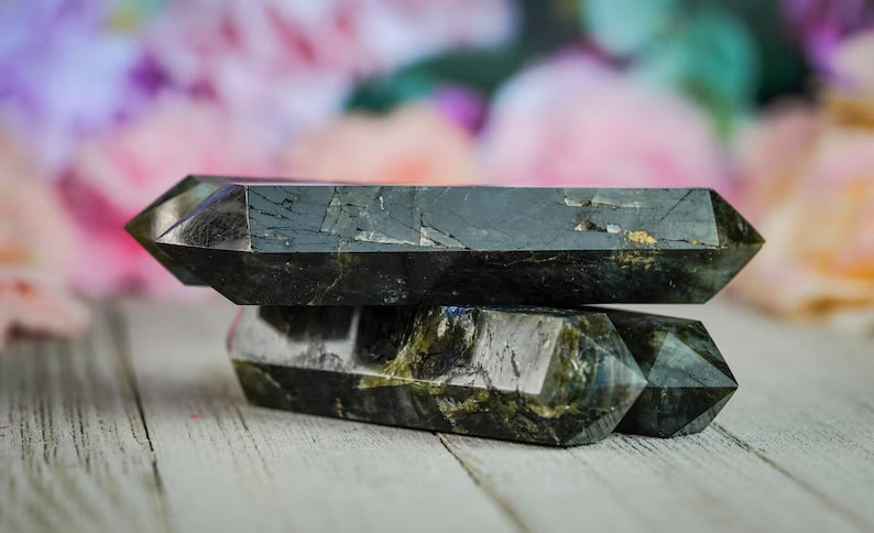 Double Terminated Labradorite 4"