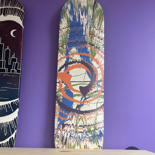 @cam_studioss Custom Painted Skateboard