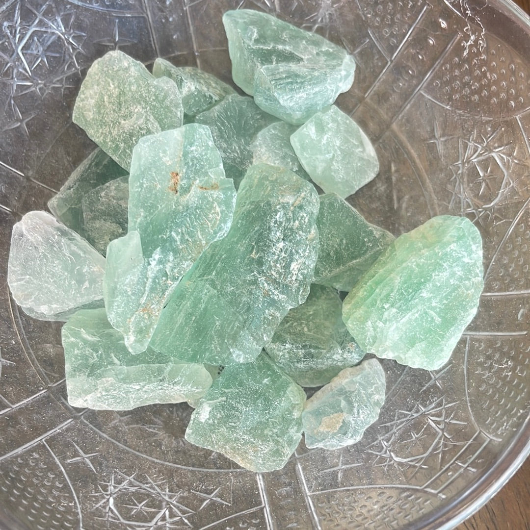 Green Fluorite Raw