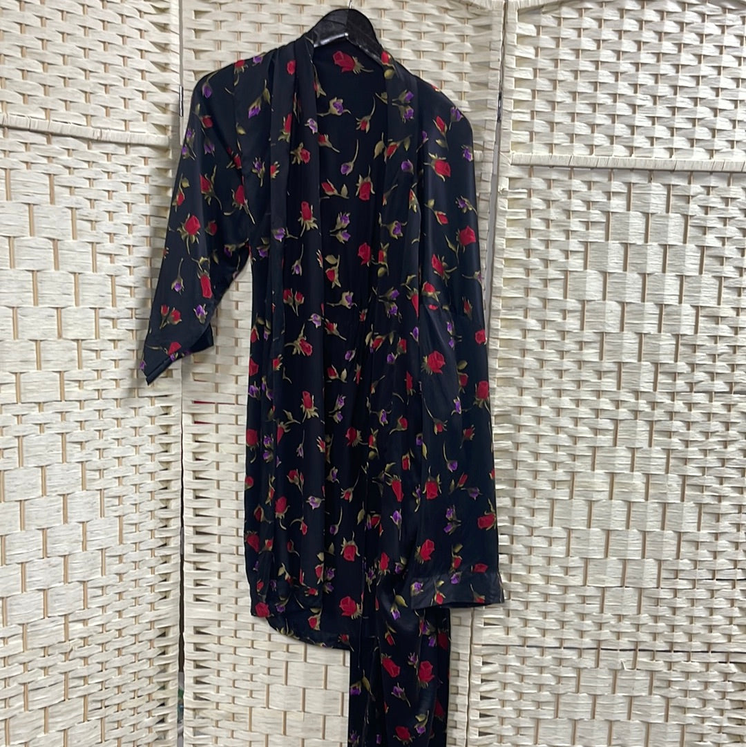 Victoria secret kimono silk floral @anchorbabyvintage
