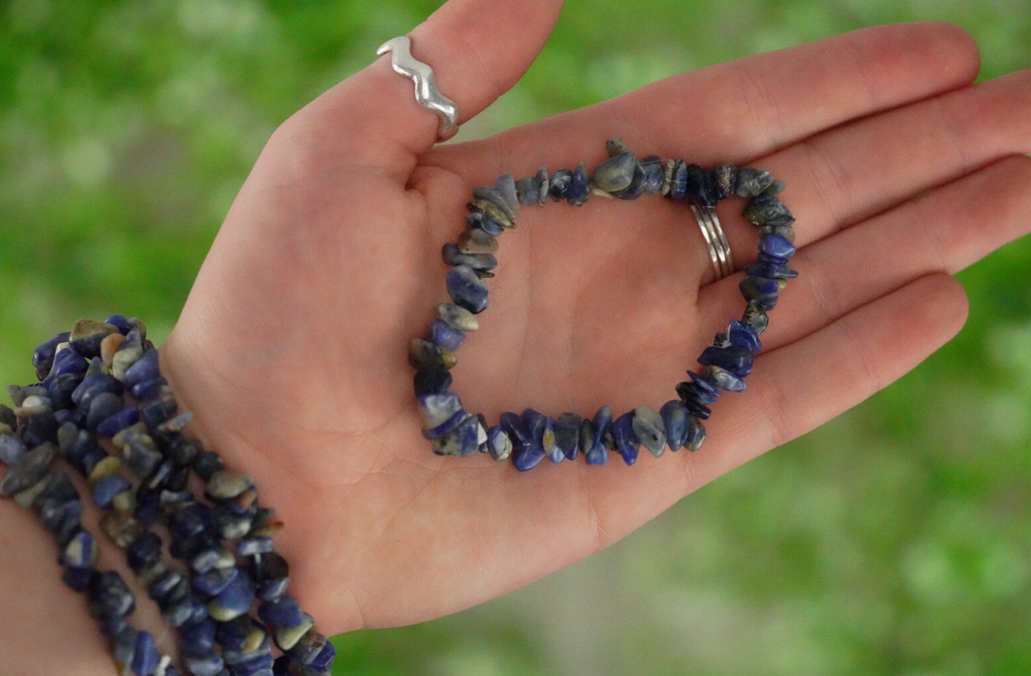 Sodalite Chip Bracelet