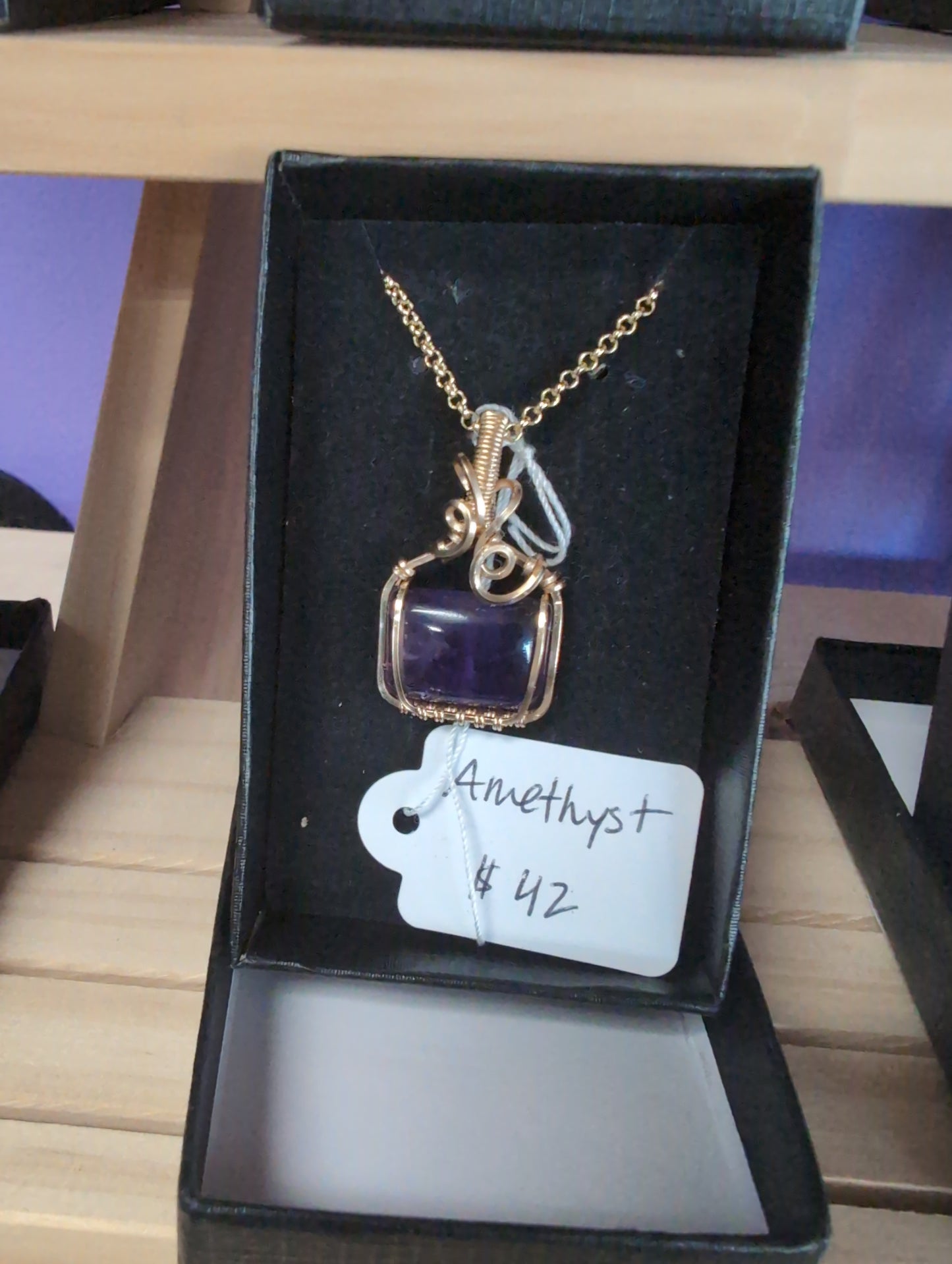 @abearcub Amethyst Pendant