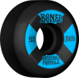 BONES 100's OG V5 #14 53mm BLACK W/BLUE