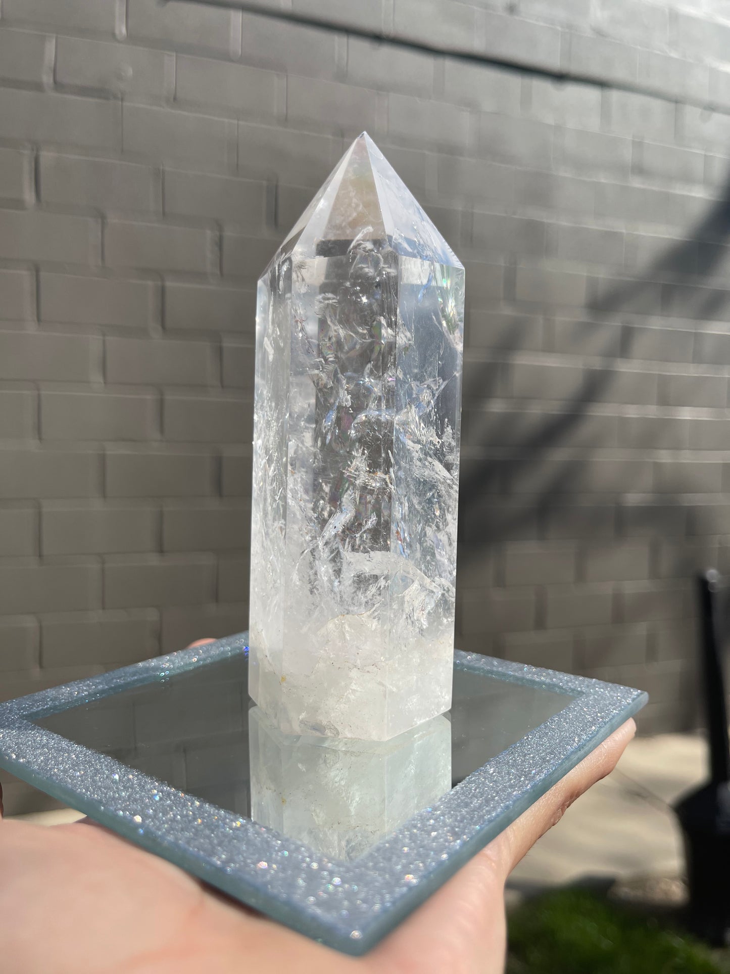 Clear Quartz Tower