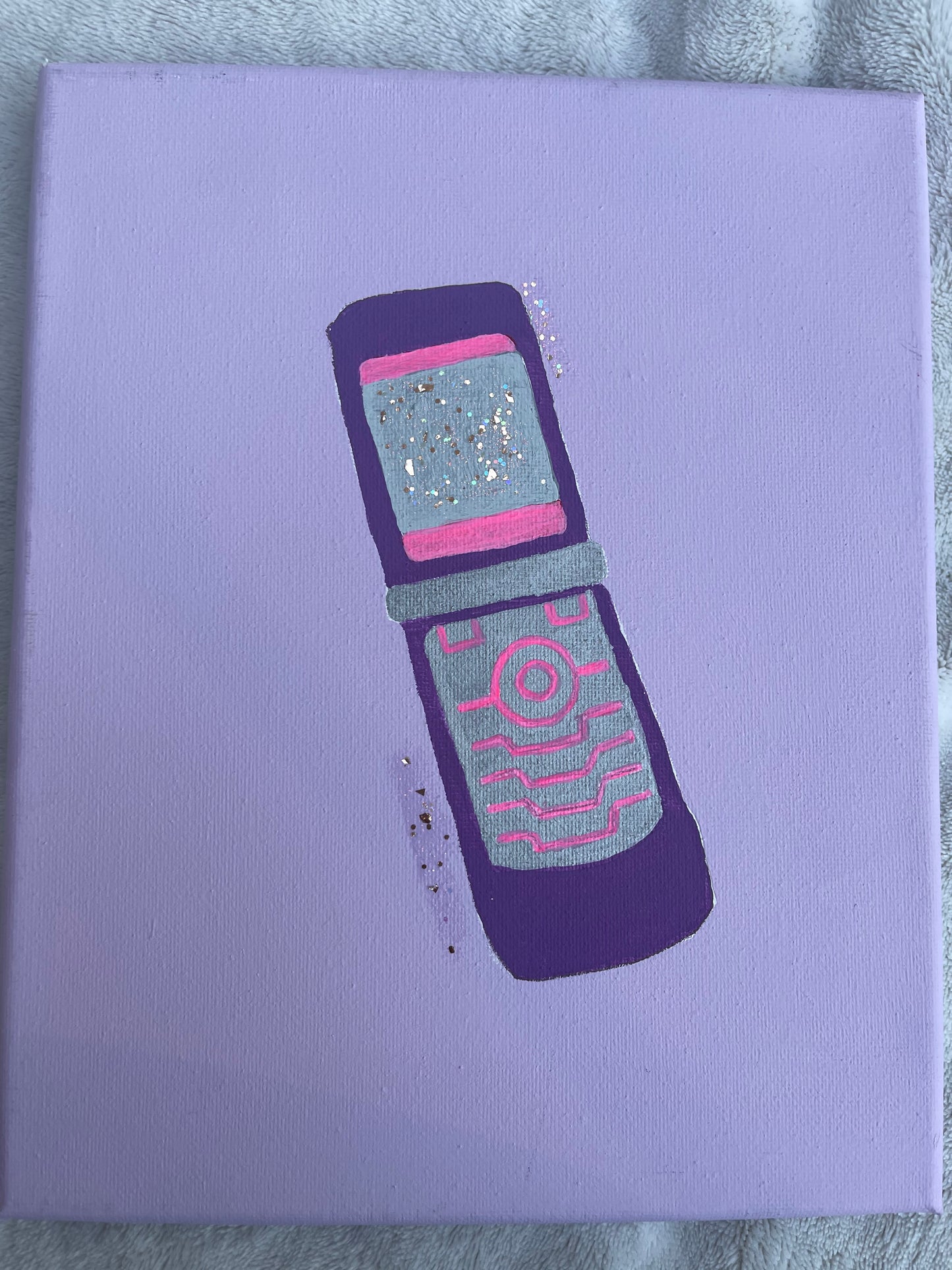 Cell Phone 90s Theme by em_gem_canvases