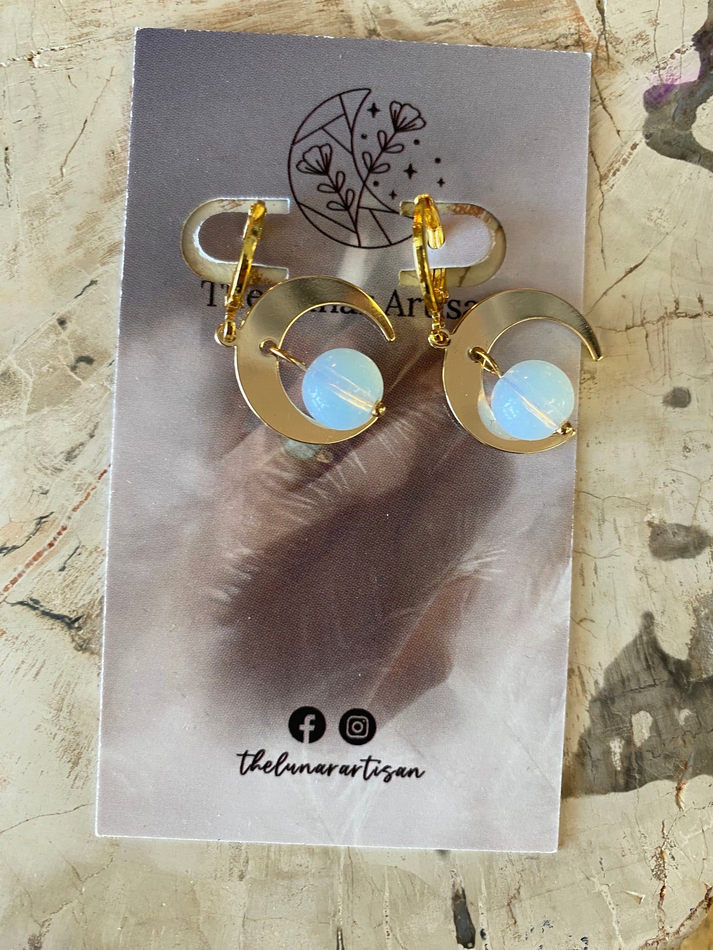 @thelunarartisan Moon Earrings