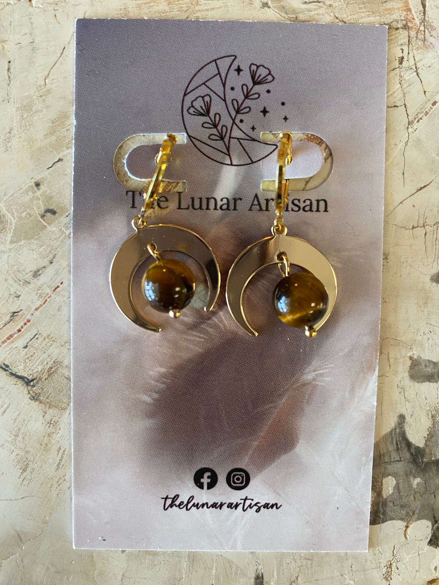 @thelunarartisan Moon Earrings