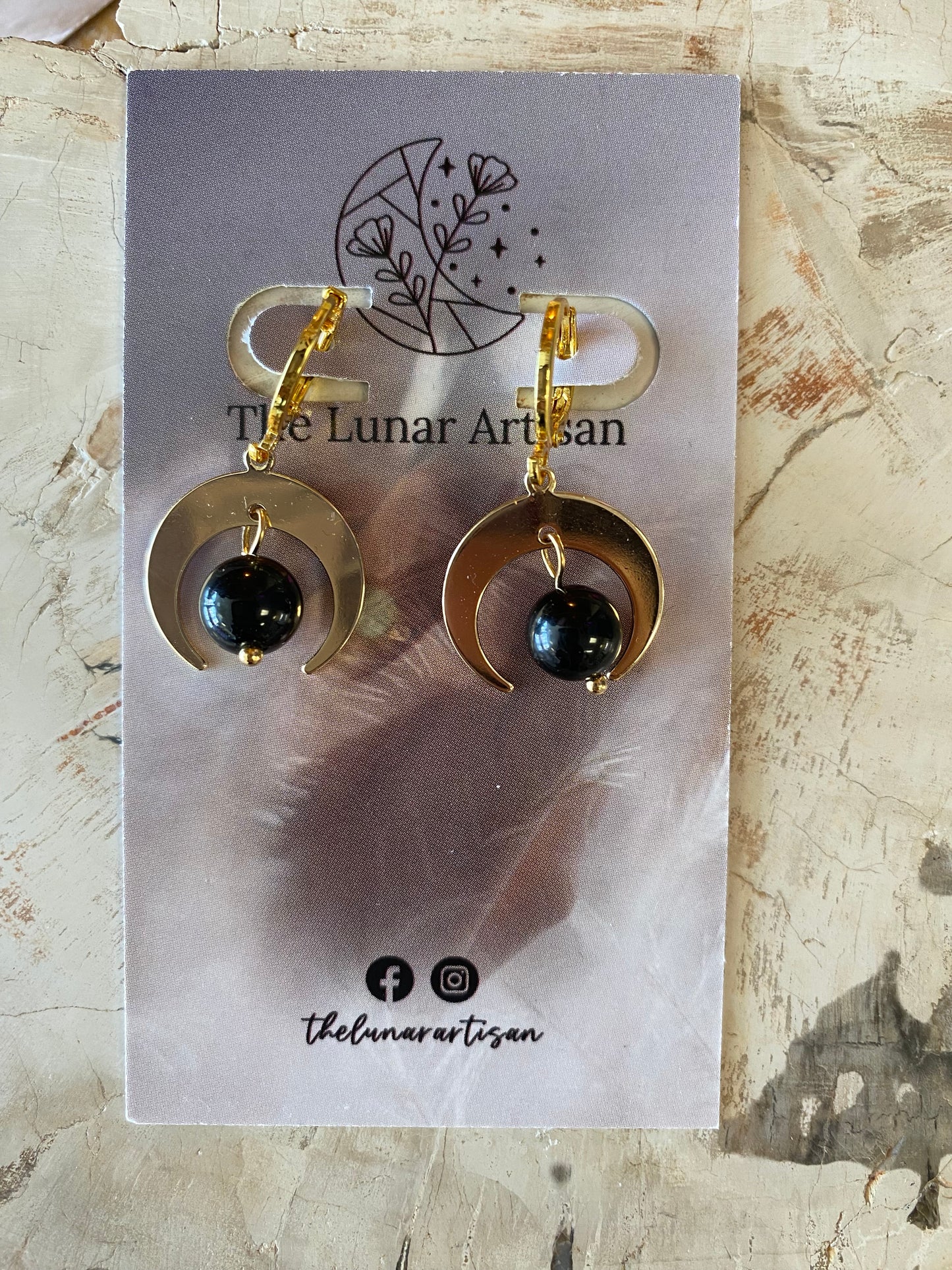 @thelunarartisan Moon Earrings