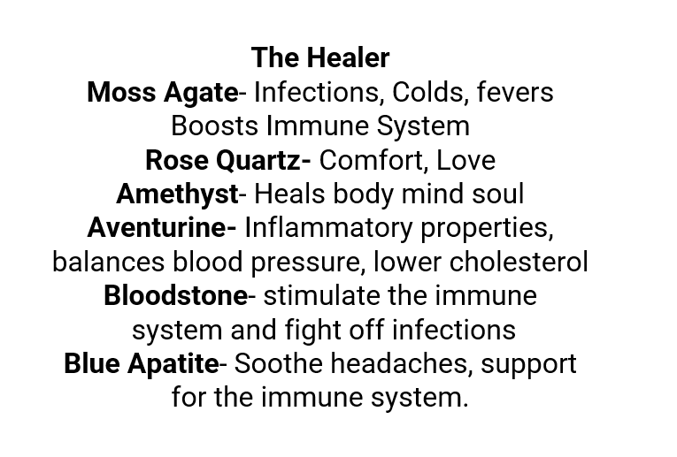 The Healer Intention Crystal Set