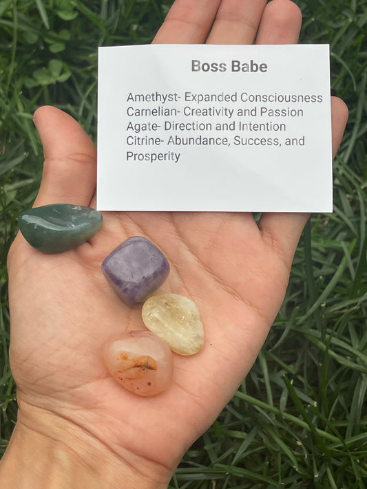 Boss Babe Intention Crystal Set