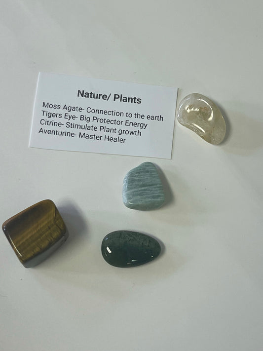 Plants and Nature Intention Crystal Set