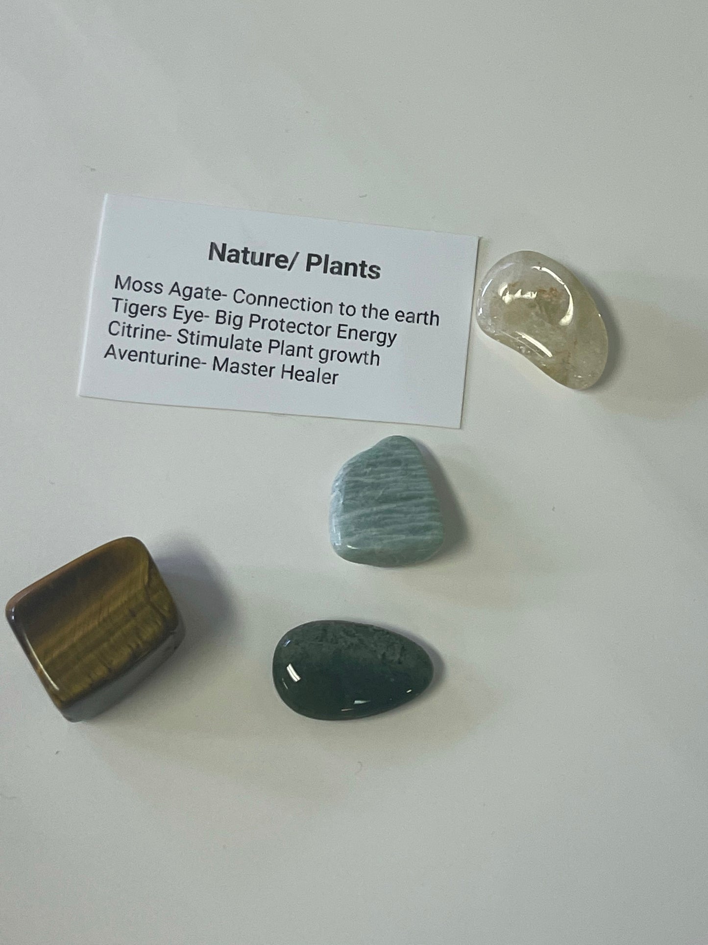 Plants and Nature Intention Crystal Set