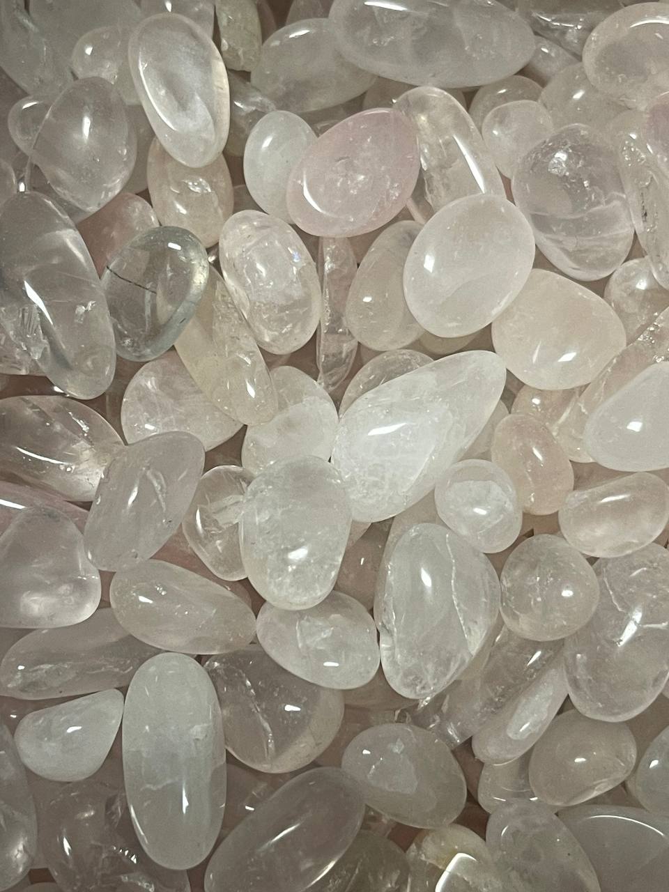 Rose Quartz Chips Tumbled 1lb