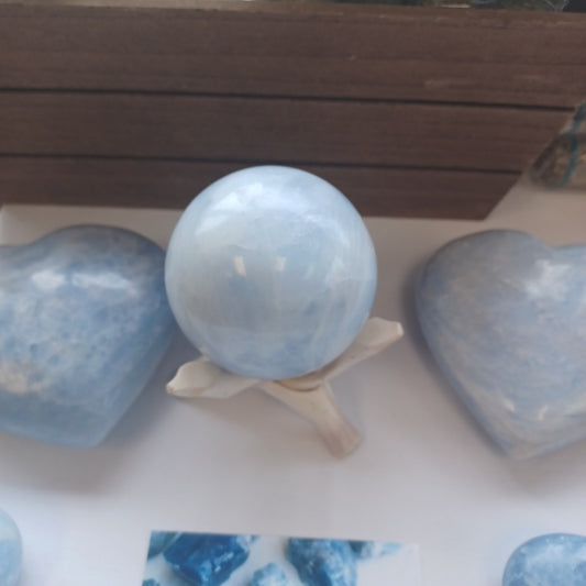 **Blue Calcite Sphere