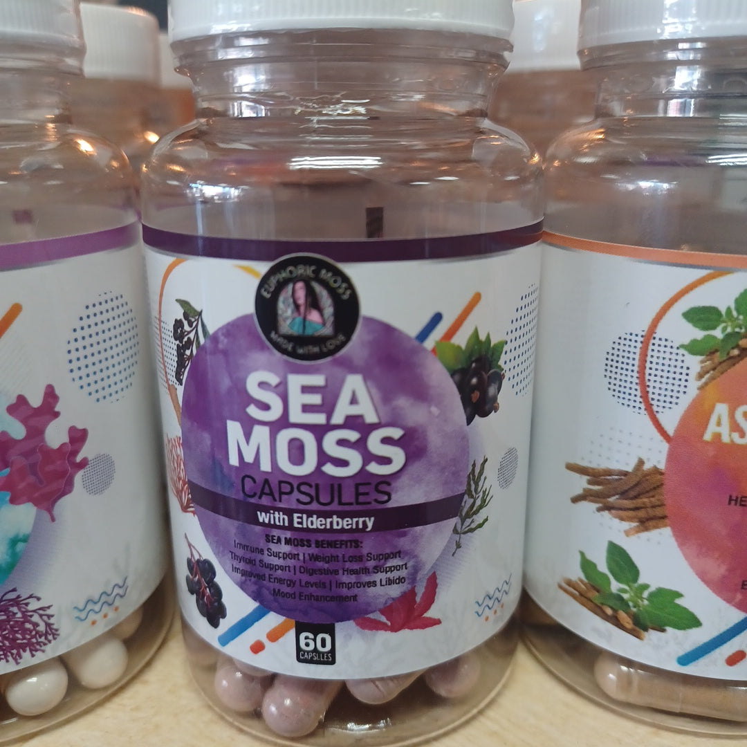 @euphoricmoss Sea Moss Capsules with elderberry