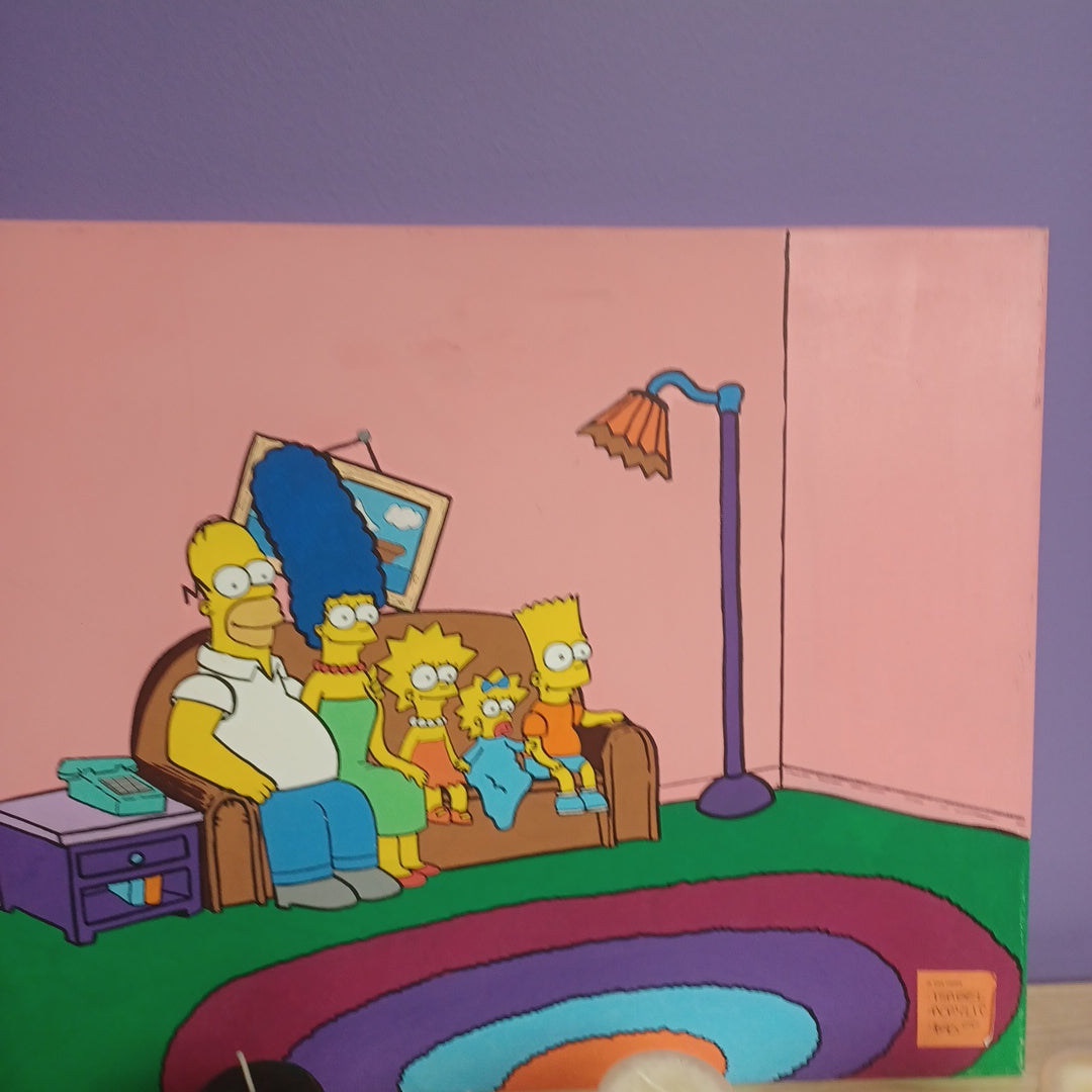 @cam_studioss Custom Painted Canvas Simpsons 16 x 20