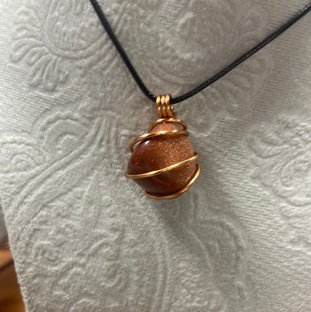 Wire Wrapped Goldstone