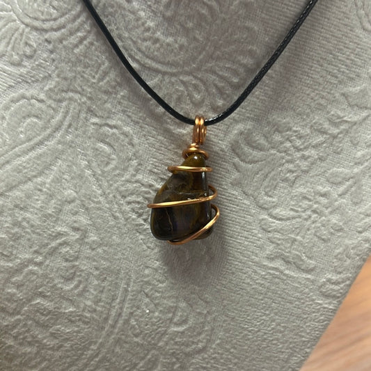 Wire Wrapped Tigers Eye