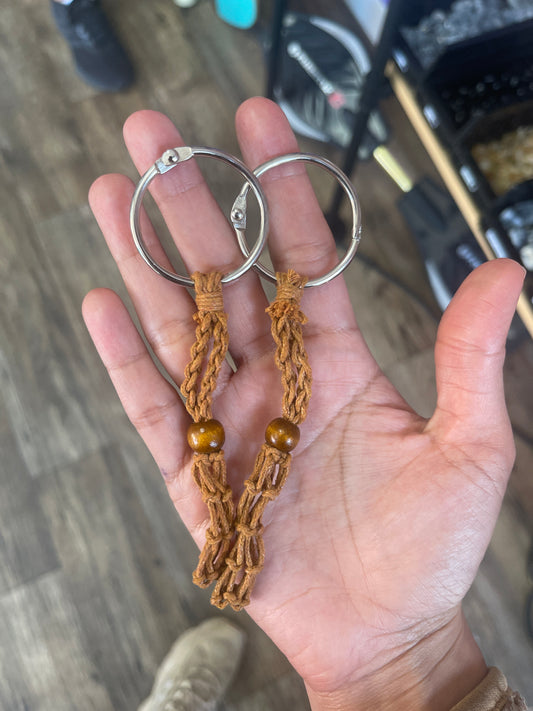 Macrame Key Chain (gems not included) @FlynnandPhoenix