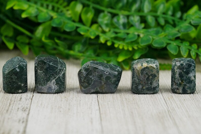 Tumbled Moss Agate 1 lb
